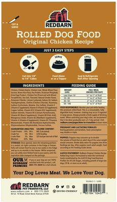 Show full view: Redbarn Chicken Recipe Dog Food Roll, 64-oz roll slide 9 of 11
