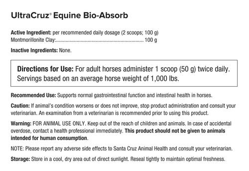 Show full view: UltraCruz Bio-Absorb Digestive Health Powder Horse Supplement, 4-lb bag slide 4 of 4
