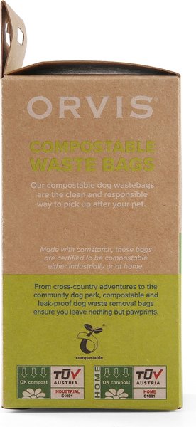 Orvis Compostable Cornstarch Dog Poop Bags, 120 count