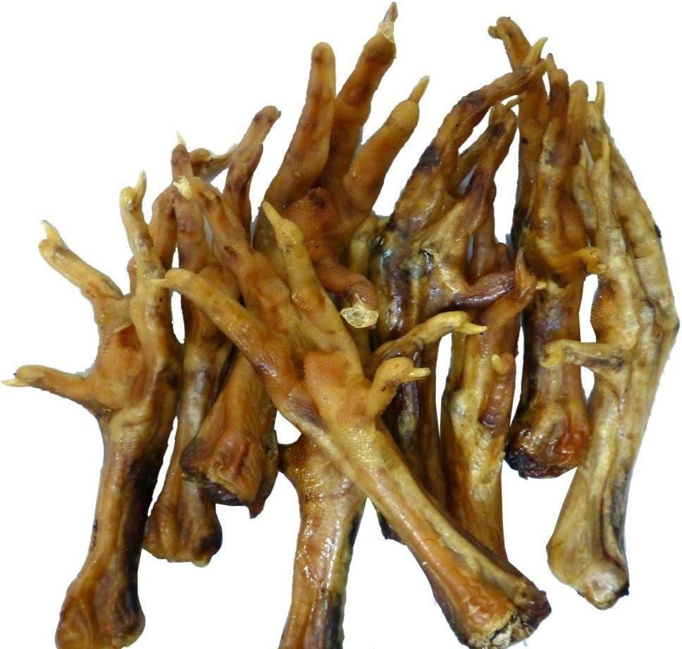 HDP Dehydrated Chicken Feet Dog Chews, 50 count