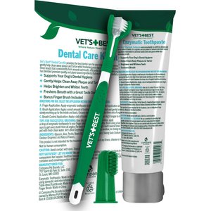 Vet's Best Toothbrush & Toothpaste Dental Kit, 3.5-oz tube, Adult