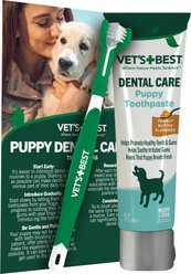 Vet's Best Toothbrush & Toothpaste Dental Kit, 3.5-oz tube, Puppy