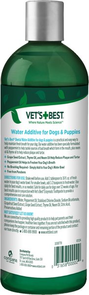 Vet's Best Breath Freshener Dog Dental Water Additive