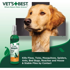 Vet's Best Natural Mosquito Repellent Spray for Dogs & Cats, 8-fl oz bottle