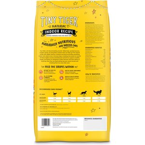 Tiny Tiger Natural Indoor Recipe Chicken Flavor Dry Cat Food, 18 lb bag