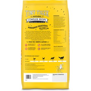 Tiny Tiger Natural Complete Recipe Chicken Flavor Dry Cat Food, 18 lb bag