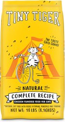 Tiny Tiger Natural Complete Recipe Chicken Flavor Dry Cat Food, 18 lb bag