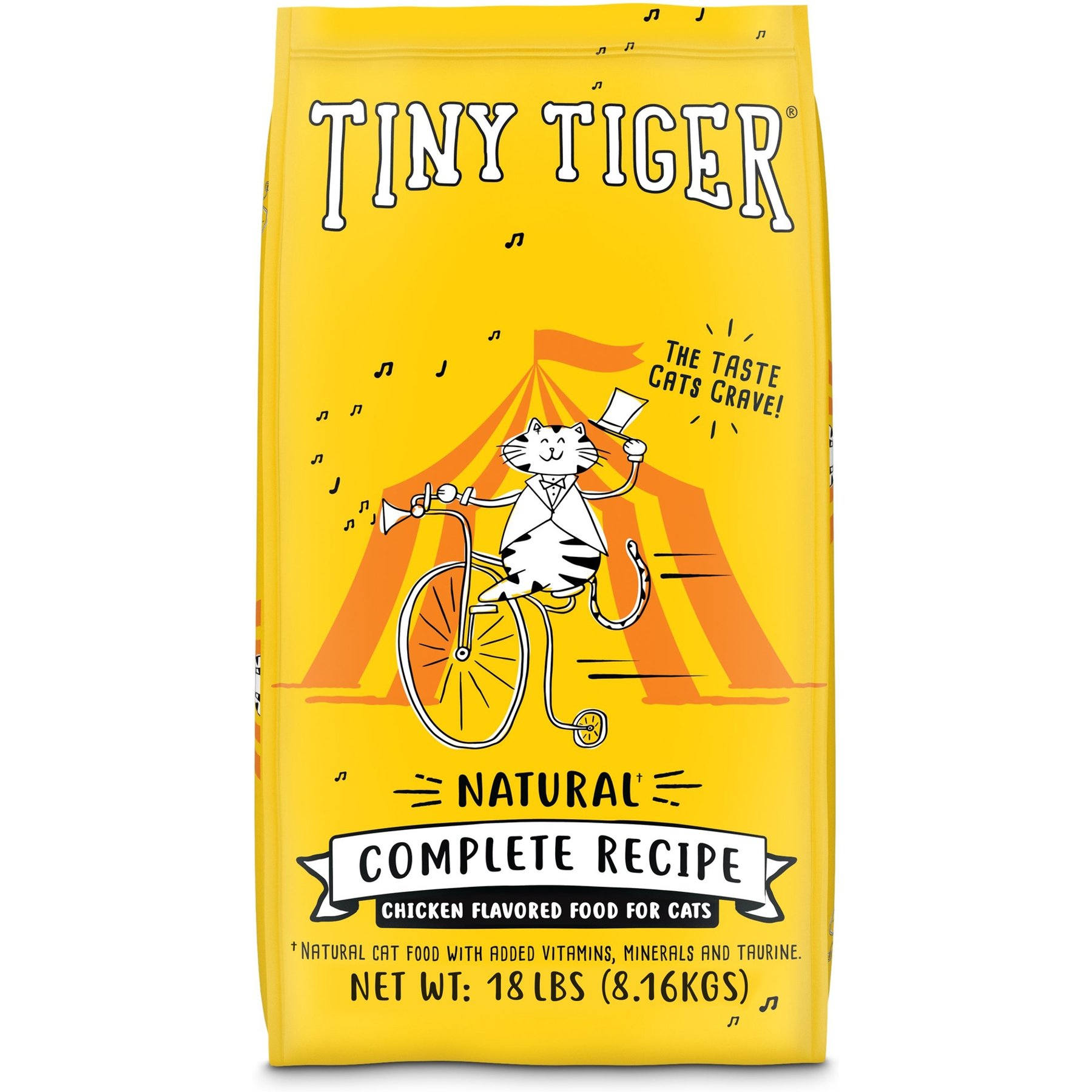 Tiny Tiger Tiny Tiger Natural Complete Recipe Chicken Flavor Dry Cat Food, 18 lb bag