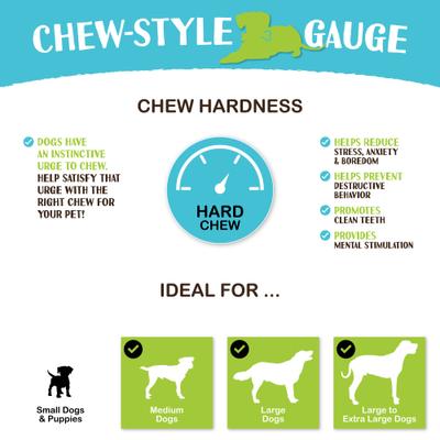 Show full view: Raw Paws Compressed Rawhide Rings for Dogs, 6-in, 5 count slide 7 of 8