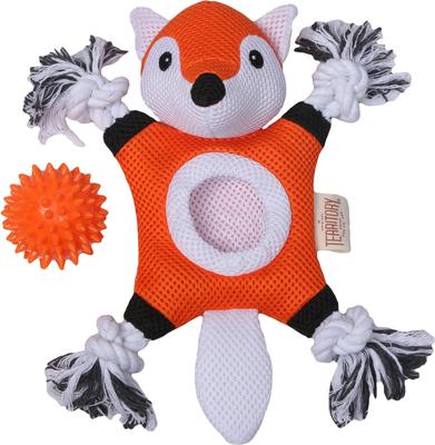 Show full view: Territory Woodland 2-in-1 Mesh Dog Toy, 3 count slide 2 of 4