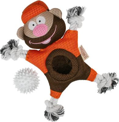 Show full view: Territory Woodland 2-in-1 Mesh Dog Toy, 3 count slide 4 of 4