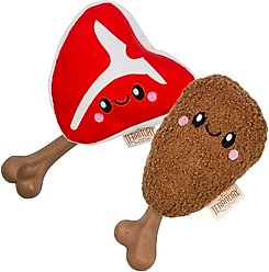 Territory 2-in-1 Meat Chew Dog Toy, 2 count