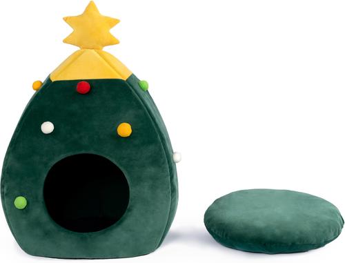 Show full view: Prevue Pet Products Cozy Christmas Dog & Cat Bed slide 2 of 2