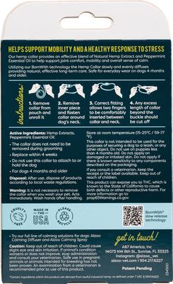 Show full view: ALZOO Natural Plant Based Hemp Premium Dog Collar slide 4 of 8