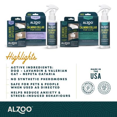 Show full view: ALZOO Natural Plant Based Plug-In & Refill Kit Cat Calming Diffuser slide 7 of 9