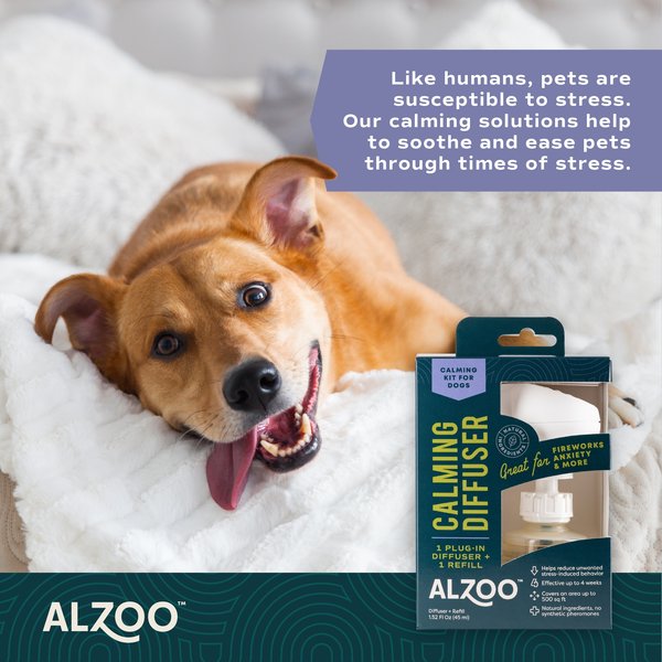 Show full view: ALZOO Natural Plant Based Plug-In & Refill Kit Dog Calming Diffuser slide 5 of 8