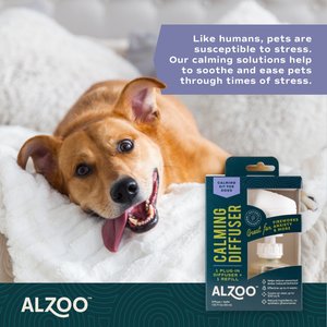 ALZOO Natural Plant Based Plug-In & Refill Kit Dog Calming Diffuser