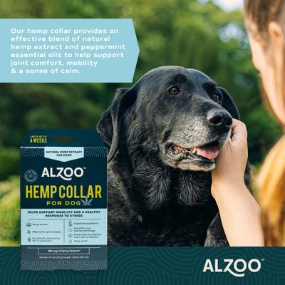 Show full view: ALZOO Natural Plant Based Hemp Premium Dog Collar slide 7 of 8