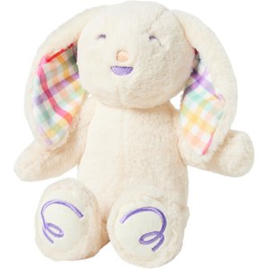 Frisco Gingham Bunny Plush Squeaky Dog Toy