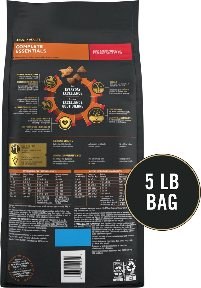 Authority Tender Blends Beef & Rice Formula Adult Dry Dog Food