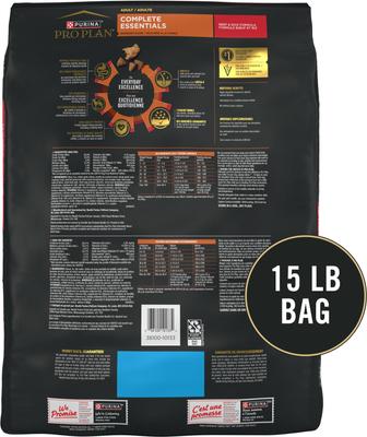 Show full view: Purina Pro Plan Complete Essentials Adult Shredded Blend Beef & Rice High Protein Formula with Probiotics Dry Dog Food, 15-lb bag slide 3 of 13