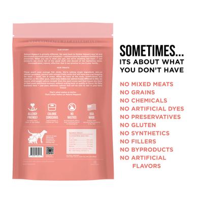 Show full view: Natural Rapport Salmon Freeze-Dried Dog & Cat Treats, 3-oz bag slide 4 of 5