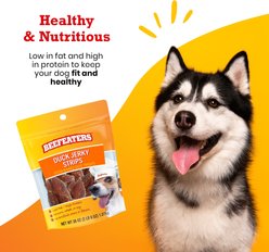 Beefeaters Duck Strips Jerky Dog Treats, 38-oz bag slide 2 of 9