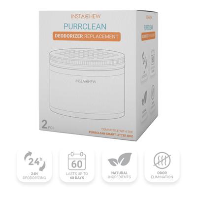 Show full view: INSTACHEW Purrclean Smart Cat Litter Box Deodorizer Refill slide 1 of 4