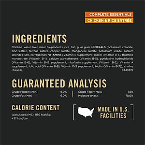 Purina Pro Plan Complete Essentials Entrees Wet Dog Food Variety Pack, 13-oz can, case of 12
