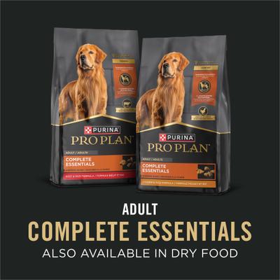 Show full view: Purina Pro Plan Complete Essentials Variety Pack Grain-Free Canned Dog Food, 13-oz, case of 12 slide 10 of 12