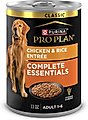 Purina Pro Plan Complete Essentials Adult Classic Chicken & Rice Entree Canned Dog Food, 13-oz, case of 12