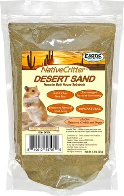 Show full view: Exotic Nutrition Desert Sand Small Pet Dust Bath, 4.4-lb bag slide 3 of 4