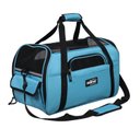 EliteField Soft-Sided Airline-Approved Dog & Cat Carrier Bag, Sky Blue, 19-in