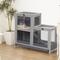 Show in main carousel: Coziwow 2-Story Wooden Small Pet Cage, Grey slide 9 of 11