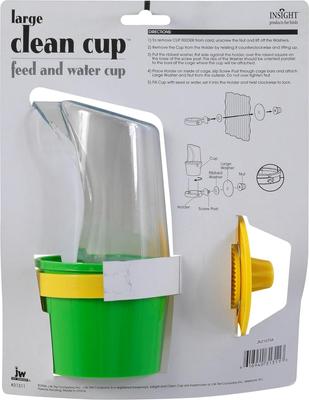 Show full view: JW Pet InSight Clean Cup Bird Feed & Water Cup, Large slide 3 of 9