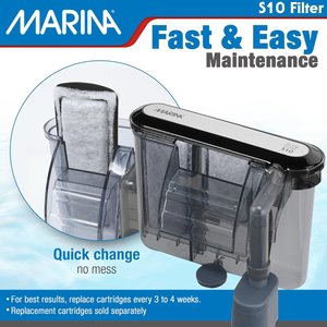 Marina Aquarium Power Filter, 10-gal