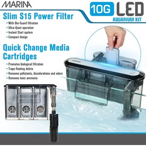 Marina 10G LED Aquarium Kit, 10-gal