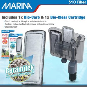 Marina Aquarium Power Filter, 10-gal