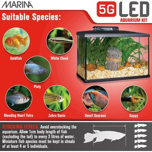 Marina iGlo 5G Aquarium Kit, 5-gal