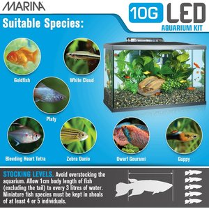 Marina 10G LED Aquarium Kit, 10-gal