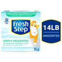 Fresh Step Simply Unscented Clumping Clay Cat Litter, 14-lb box