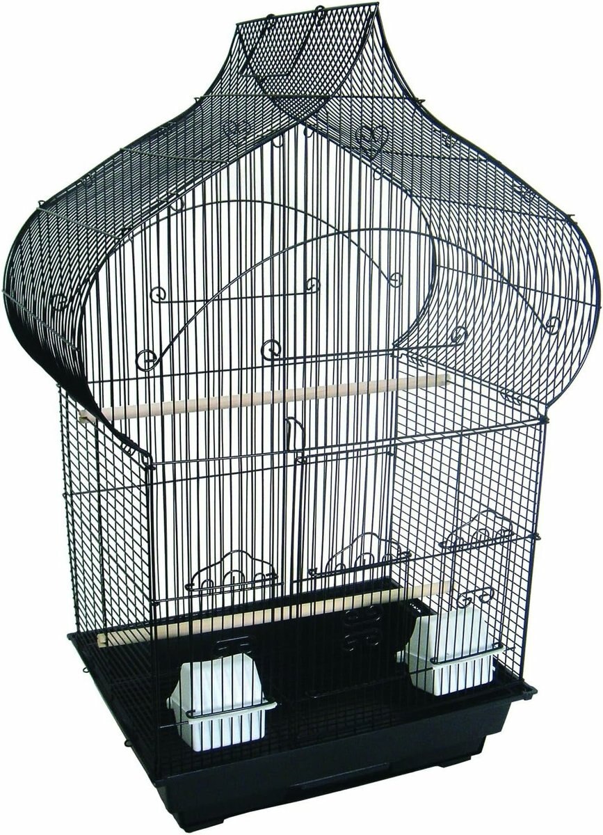 YML Taj Mahal Top Bird Cage with Accessories