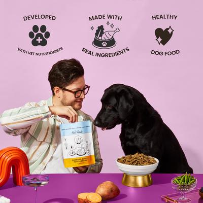 Show full view: The Pets Table Beef & Berries + Chicken & Sweet Potato + Salmon & Whitefish with Pumpkin Grain-Free Air-Dried Dog Food, 16-oz bag, pack of 3 slide 6 of 9