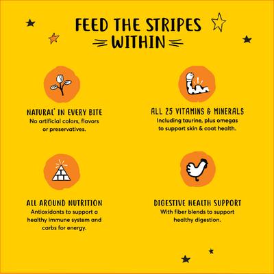 Show full view: Tiny Tiger Natural Complete Recipe Chicken Flavor Dry Cat Food, 54-lb bundle  slide 7 of 9