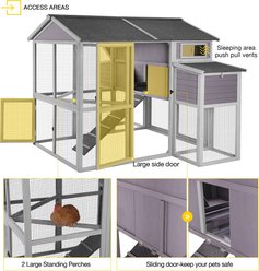 Aivituvin AIR48 Large Chicken House, 6 to 8 Chicken Capacity slide 2 of 9