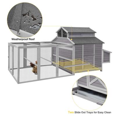 Show full view: Aivituvin AIR49 Extra Large Chicken Coop, 4 to 6 Chicken Capacity slide 5 of 10