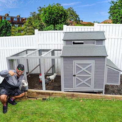 Show full view: Aivituvin AIR49 Extra Large Chicken Coop, 4 to 6 Chicken Capacity slide 2 of 10