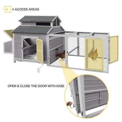 Show full view: Aivituvin AIR49 Extra Large Chicken Coop, 4 to 6 Chicken Capacity slide 3 of 10
