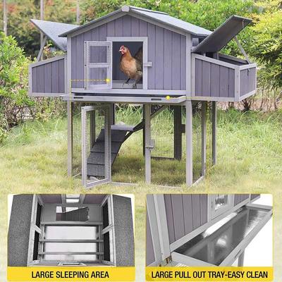 Show full view: Aivituvin AIR66 Foldable Chicken Coop, 3 to 4 Chicken Capacity slide 5 of 11