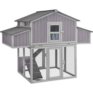 Aivituvin AIR66 Foldable Chicken Coop, 3 to 4 Chicken Capacity